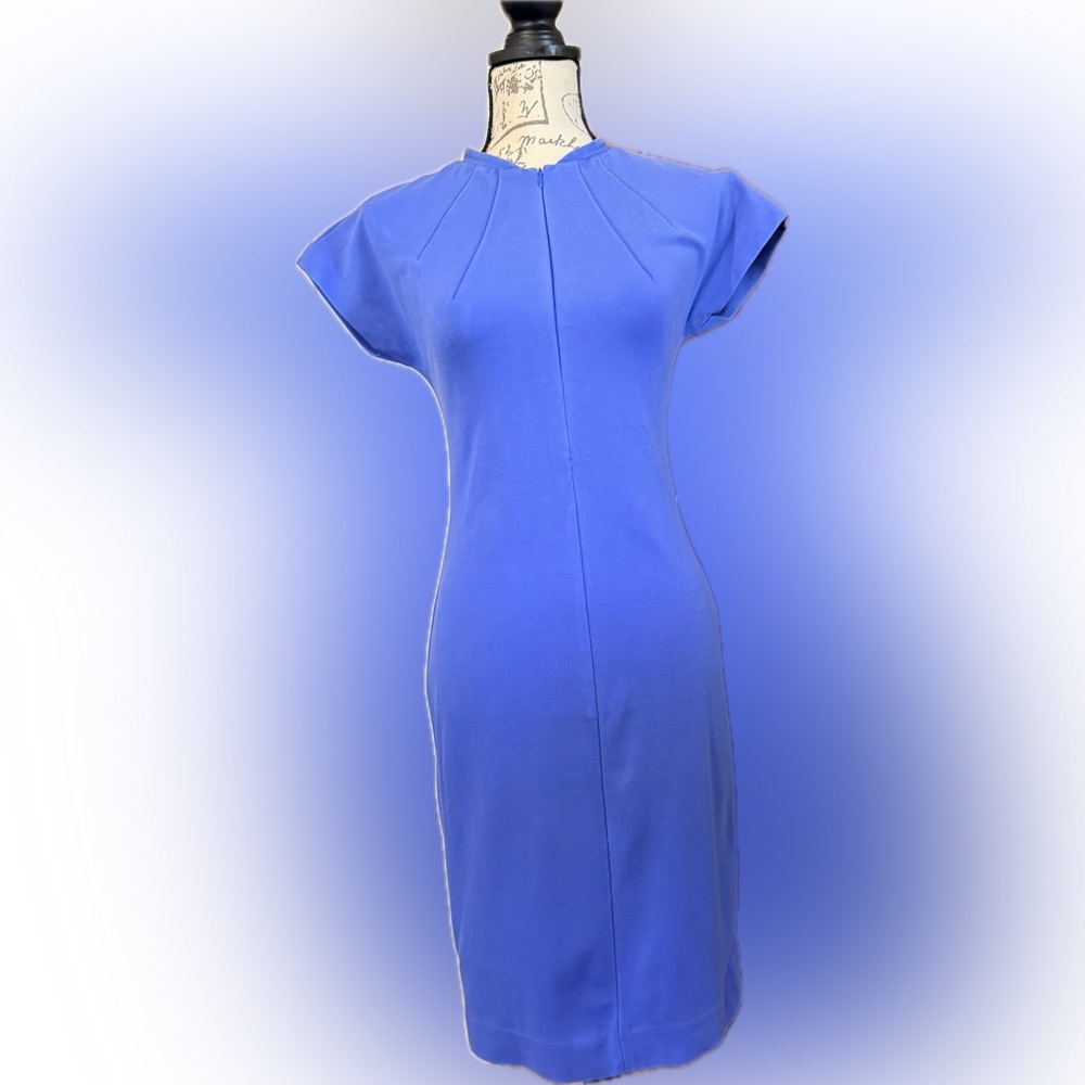 Diane Von Furstenberg Blue Fitted Dress